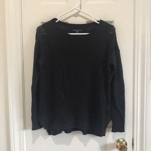 American Eagle Dark Gray Knit Sweater
